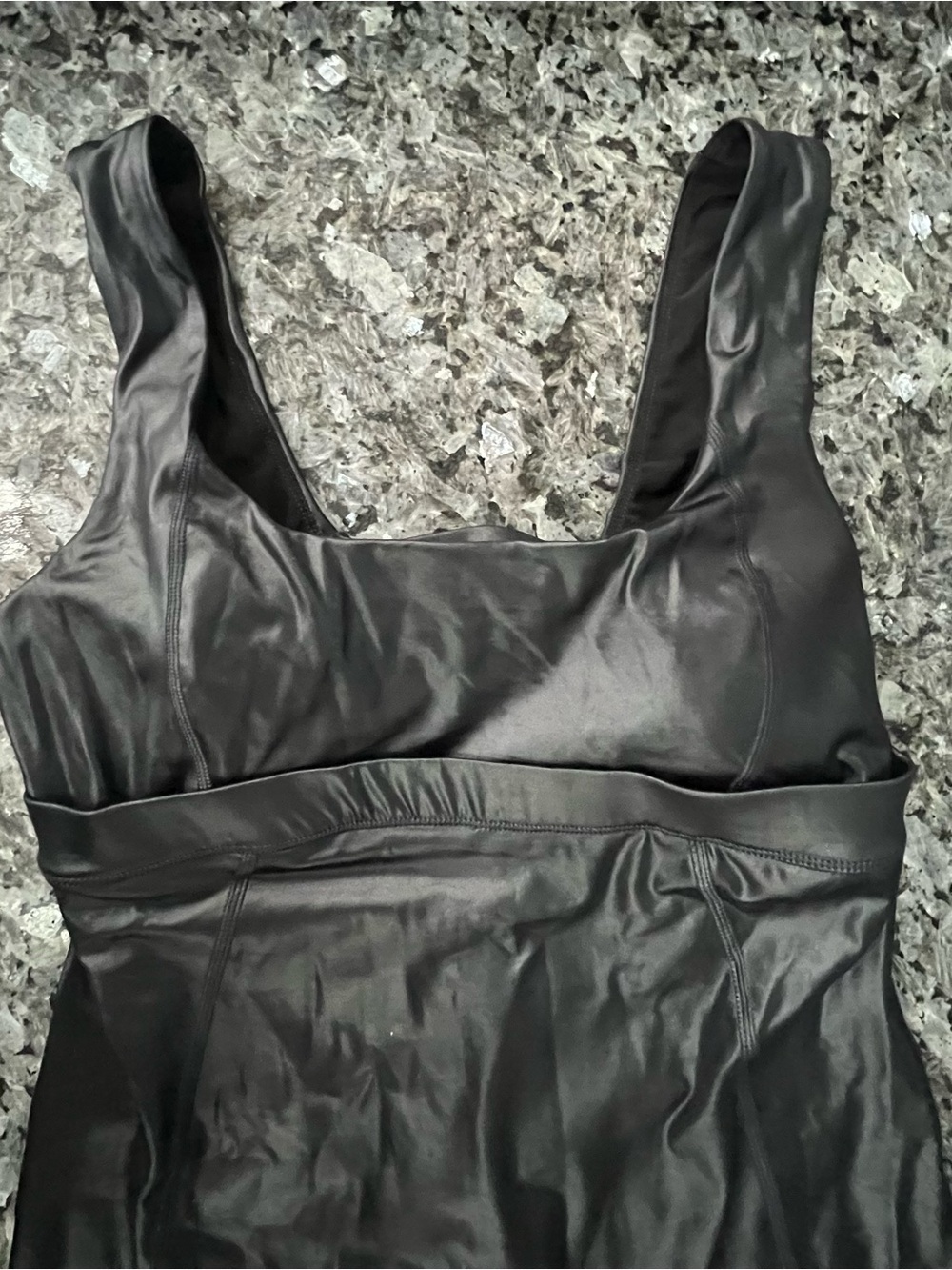 Fabletics large Motion365+ Shine Jumpsuit Black One Piece Unitard NWT - Picture 7 of 11